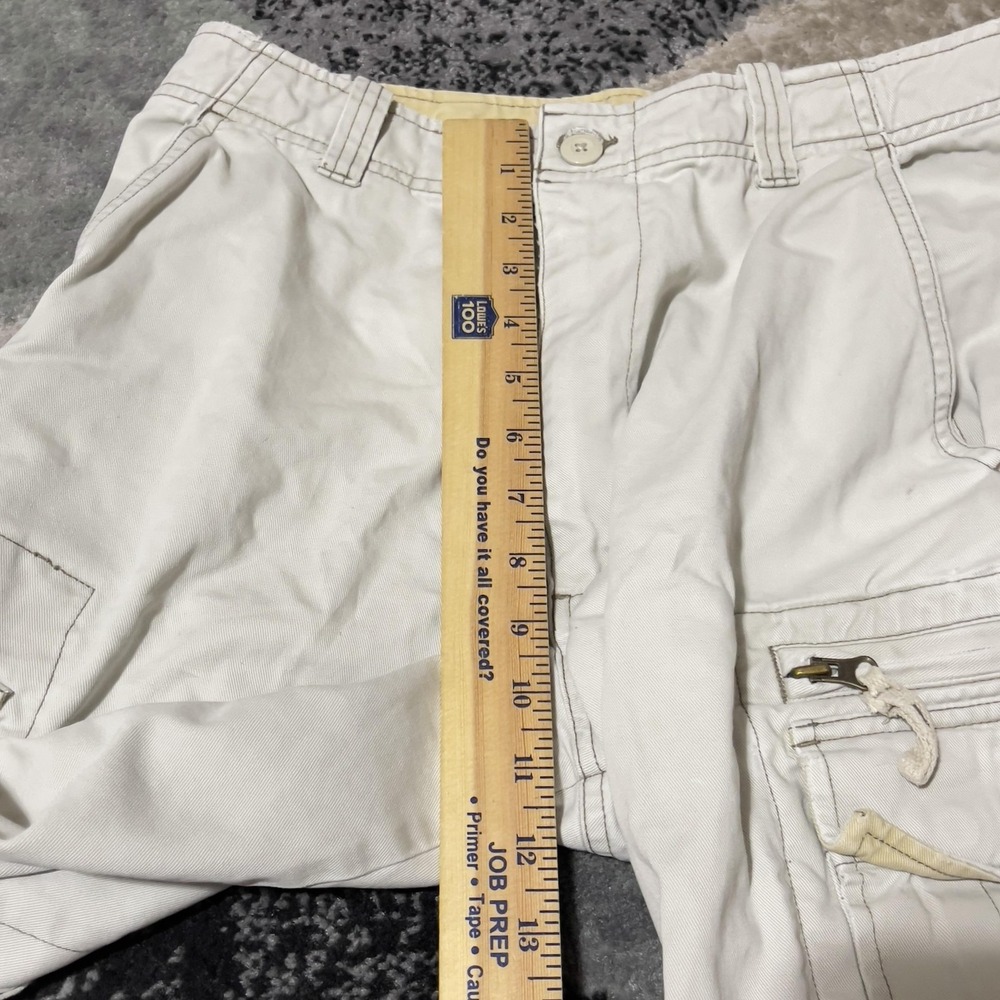Old Navy Cargo Pants Men 30x30 Beige Convertible Zip Off Outdoor Military‎ Y2K - Picture 10 of 16